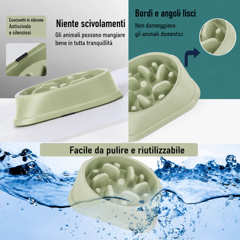 Ciotola Lenta Anti-Soffocamento